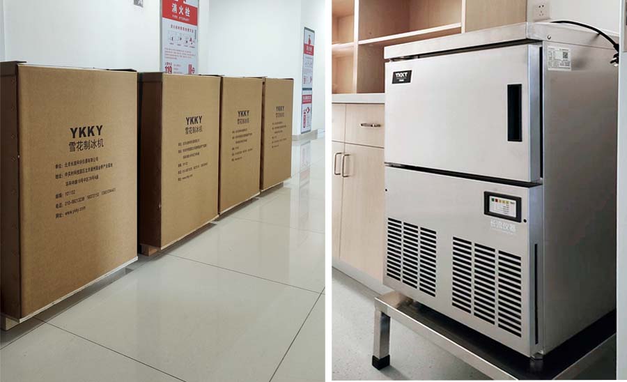 雪花制冰機配送到安裝.jpg 雪花制冰機配送到安裝.jpg