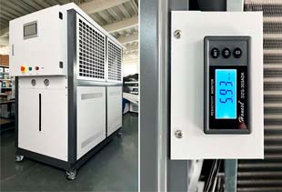 風(fēng)冷式一體機安裝去離子裝置與電導(dǎo)率